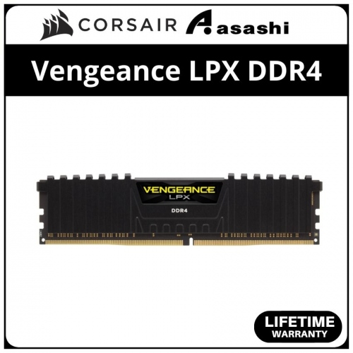 Corsair Vengeance LPX Black DDR4 16GB 3200MHz CL16 XMP Support Performance PC Ram - CMK16GX4M1E3200C16