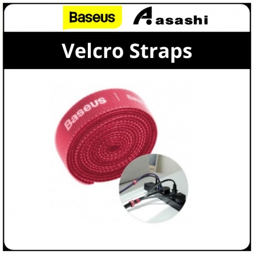 Baseus ACMGT-F09-Red 3m Rainbow Circle Velcro Straps