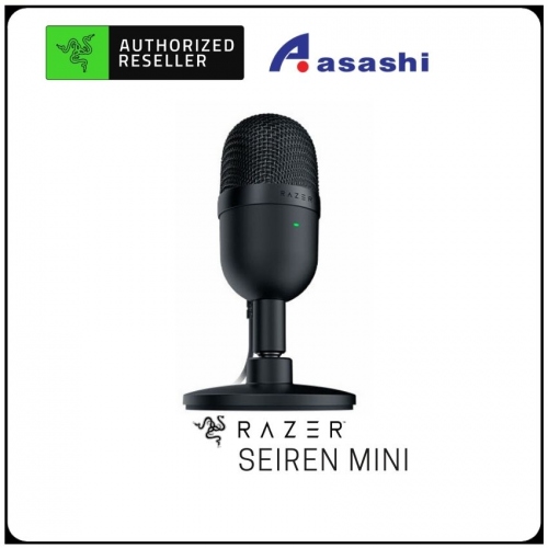 PROMO - Razer Seiren Mini - Portable Mini Mic (Condenser Microphone, Supercardioid Pick-Up Pattern, Build-in Shock Mount)