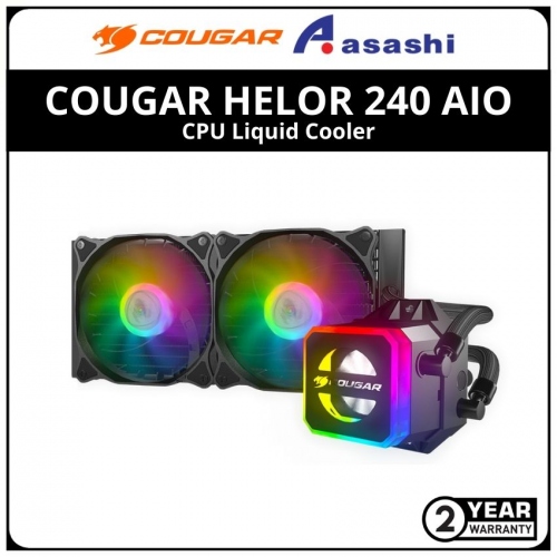 PROMO - COUGAR HELOR 240 AIO CPU Liquid Cooler (LGA1700 Ready)