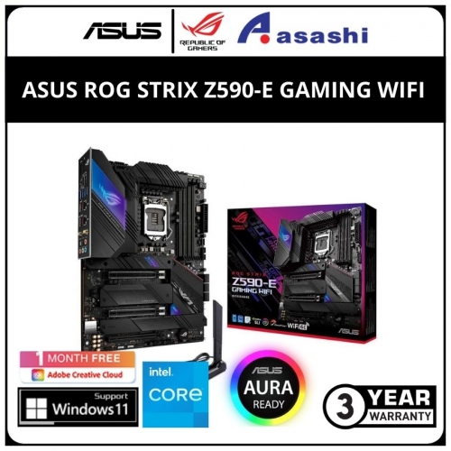 ASUS ROG STRIX Z590-E GAMING WIFI (LGA1200) ATX Motherboard