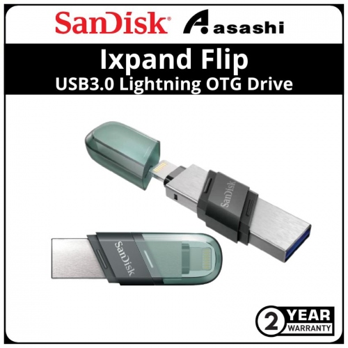 Sandisk Ixpand Flip 32GB USB3.0 Lightning OTG Drive - SDIX90N-032G-GN6NN