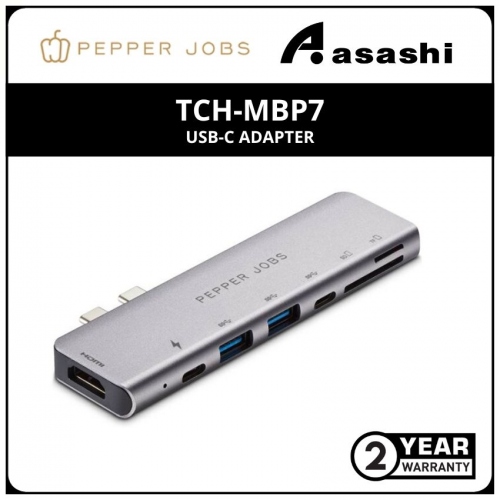 Pepper Jobs TCH-MBP7 Dual USB-C Hub for MacBook Pro 13