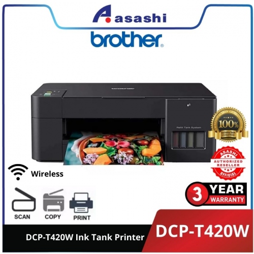 Brother DCP-T420W Ink Tank Printer (Print,Scan,Copy.Wireless)