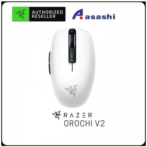 PROMO - Razer Orochi V2 - White 2nd-gen Mech. Mouse Switch, 60g ultra-lightweight, up to 950 hrs Batt Life (6 buttons, 18,000dpi 5G Optical) RZ01-03730400-R3A1