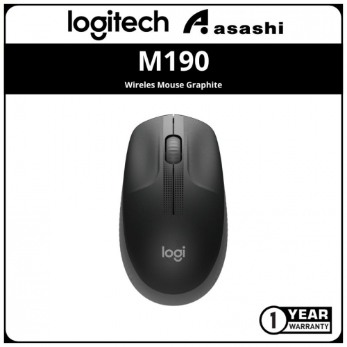 Logitech M190 Wireles Mouse- Graphite (910-005913)