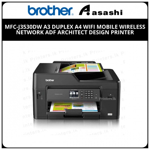 BROTHER MFC-J3530DW PRINT,SCAN,COPY,FAX A3 PRINT SCANNER A3 DUPLEX A4 WIFI MOBILE WIRELESS NETWORK ADF ARCHITECT DESIGN PRINTER