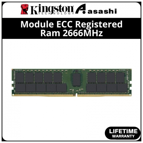 Kingston DDR4 32GB 2666MHz 2Rx4 Module ECC Registered Ram for Hp/Compaq Server - KTH-PL426/32G