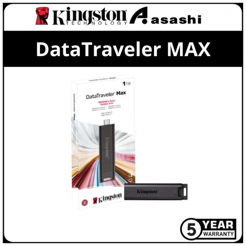 Kingston DTMAX 1TB USB3.2 Type-C Flash Drive - Up to 1000MB/s Read & 900MB/s Write