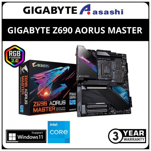 GIGABYTE Z690 AORUS MASTER (DDR5, LGA1700) ATX Motherboard
