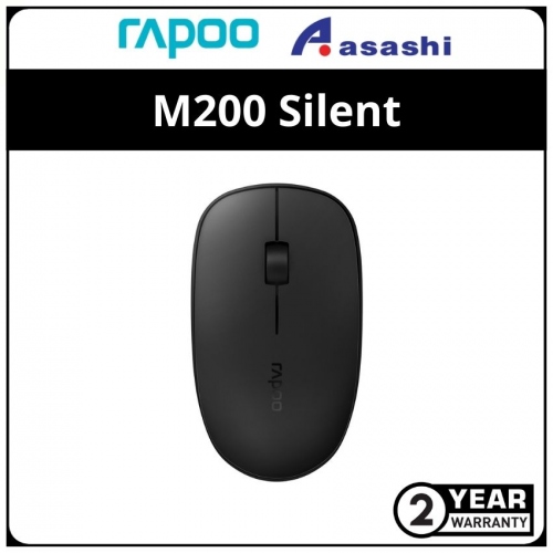 Rapoo M200 Silent (White) Multi-Mode Wireless Bluetooth 3.0/ 4.0/ wireless 2.4GHz Mouse - 2Y