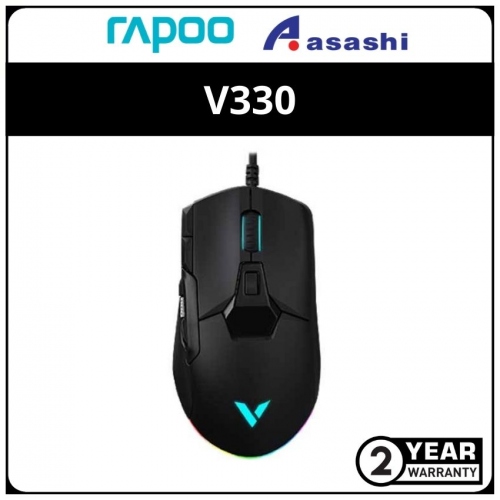 Rapoo V330 RGB Wired Gaming Mouse - 2Y