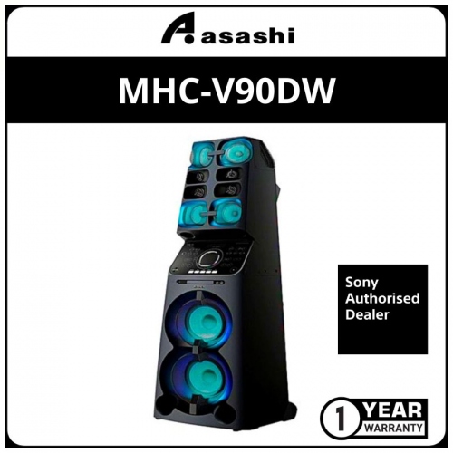 Sony MHC-V90DW MUTEKI High Power Audio System (1 yrs Limited Hardware Warranty)