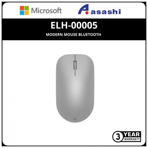 Microsoft ELH-00005 Modern Mouse Bluetooth -Grey (3 yrs Limited Hardware Warranty)