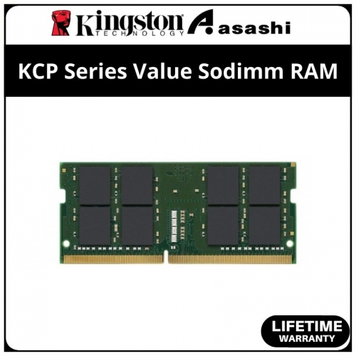 Kingston DDR4 32GB 3200MHz KCP Series Value Sodimm Ram - KCP432SD8/32