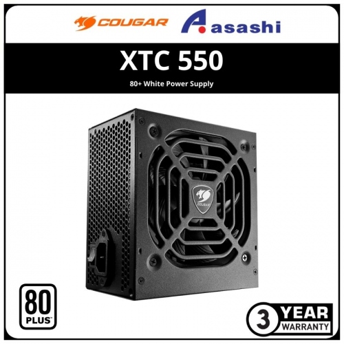 COUGAR XTC 550 80+ White Power Supply (3 Years Warranty)