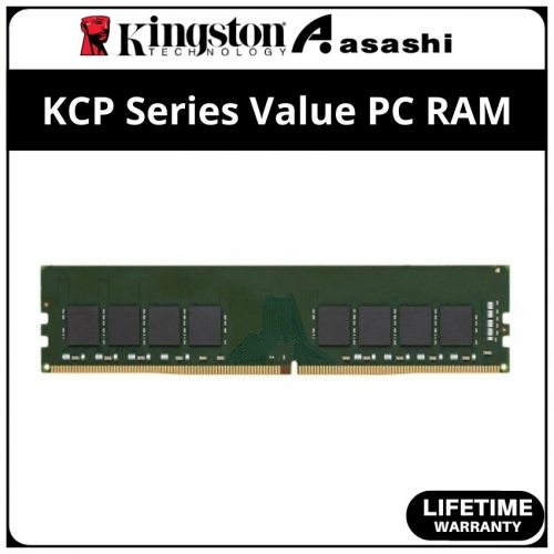 Kingston DDR4 16GB 3200MHz KCP Series Value PC Ram -KCP432ND8/16
