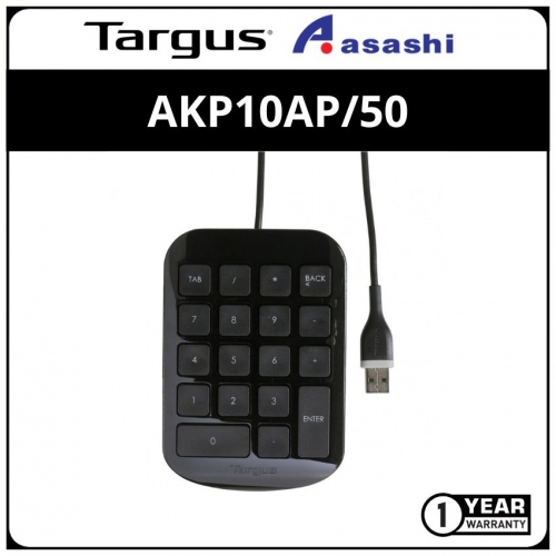 Targus (Akp10ap/50) USB Numeric Keypad (1 yrs Manufacturer Warranty)