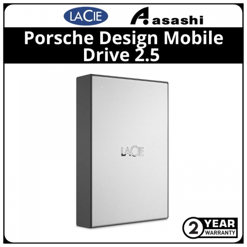 LaCie 2TB Porsche Design Mobile Drive 2.5 Portable Hard Disk Drive(STHY2000800)