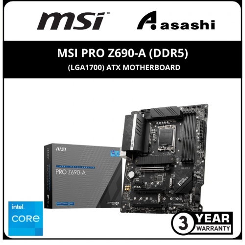 MSI PRO Z690-A (DDR5) (LGA1700) ATX Motherboard