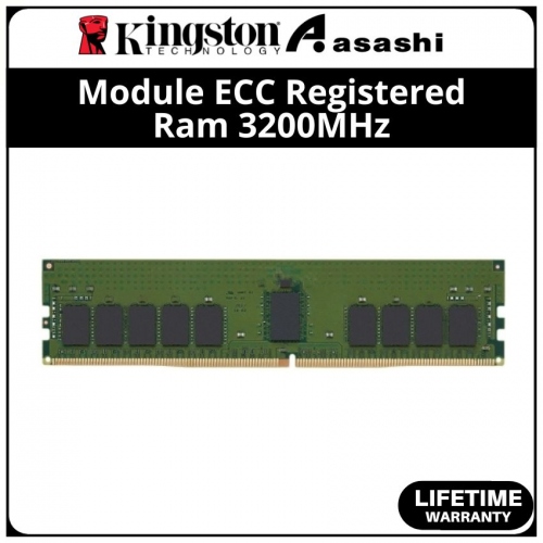 Kingston DDR4 16GB 3200MHz 2Rx8 Module ECC Registered Ram for Dell/Alienware Server - KTD-PE432D8P/16G