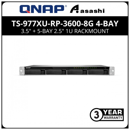 Qnap TS-977XU-RP-3600-8G 4-Bay 3.5