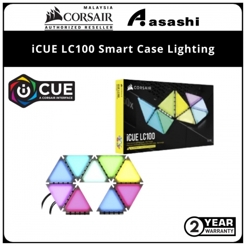 Corsair iCUE LC100 Smart Case Lighting Triangles x9 Starter Kit