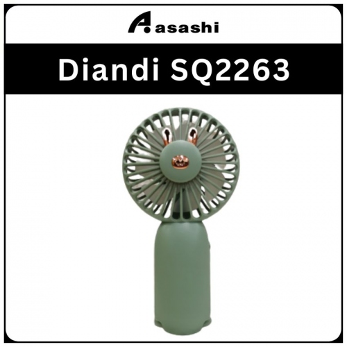 Diandi SQ2263 USB Handle Mini Fan -Green(1 Month Warranty)