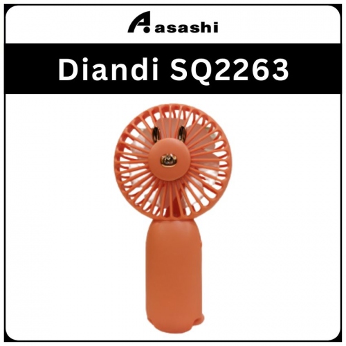 Diandi SQ2263 USB Handle Mini Fan -Pink(1 Month Warranty)