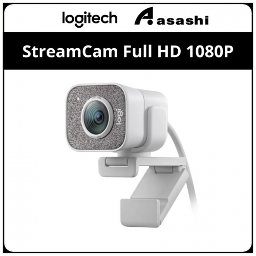 Logitech StreamCam Full HD 1080P Streaming Webcam (Off-White)