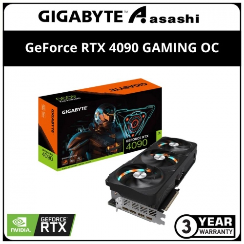 GIGABYTE GeForce RTX 4090 GAMING OC 24G GDDR6X Graphic Card (GV-N4090GAMING OC-24GD)
