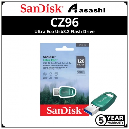 Sandisk CZ96 128GB Ultra Eco Usb3.2 Flash Drive (SDCZ96-128G-G46)