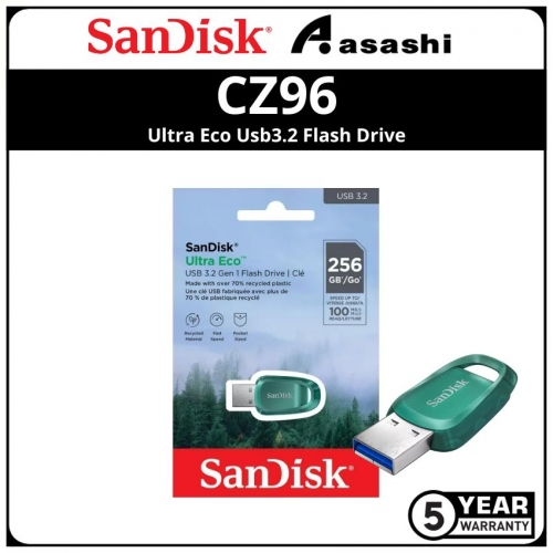Sandisk CZ96 256GB Ultra Eco Usb3.2 Flash Drive (SDCZ96-256G-G46)