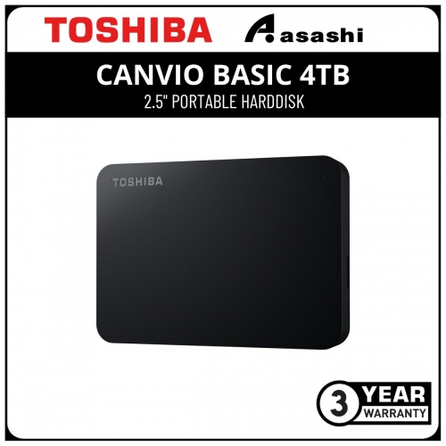 Toshiba Canvio Basic 4TB (HDTB440AKCCA) 2.5