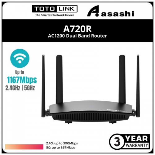 Totolink A720R AC1200 Dual Band Router