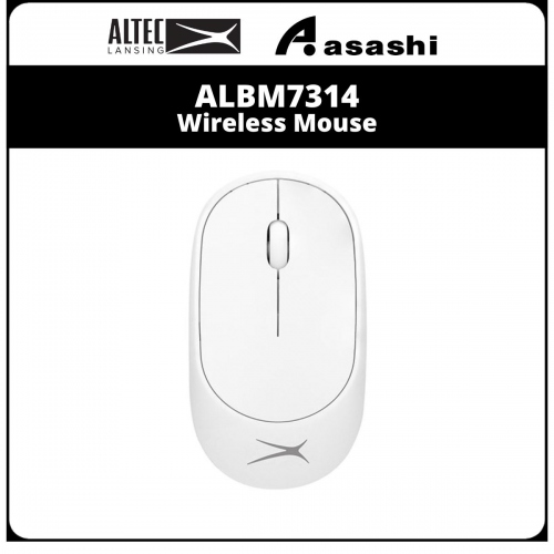 Altec Lansing ALBM7314 (White) Wireless Mouse