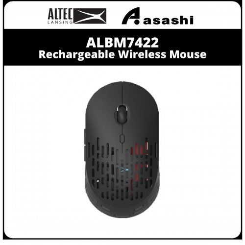 Altec Lansing ALBM7422 (Black) Rechargeable Wireless Mouse