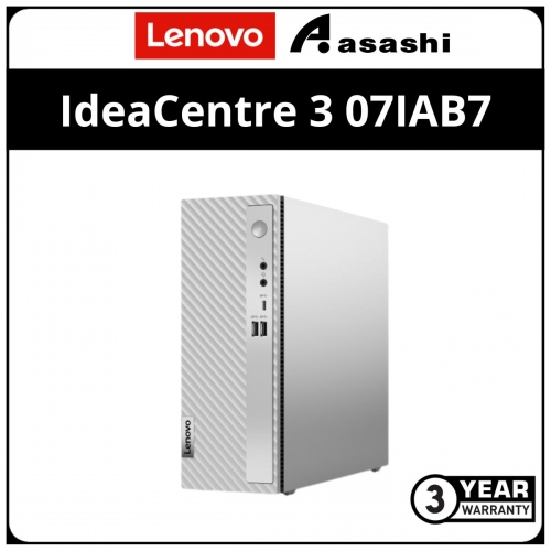 Lenovo IdeaCentre 3 07IAB7 Desktop-90SM008PMI-(Intel Celeron G6900/8G D4/256GB SSD/Intel UHD Graphic/Wifi+BT/USB KB&Mouse/Office H&S/Win11Home/3Years Premium Onsite)