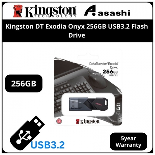 Kingston DT Exodia Onyx 256GB USB3.2 Flash Drive