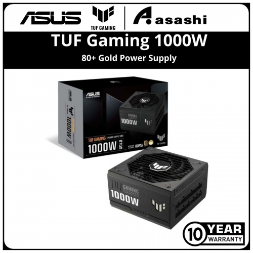 ASUS TUF Gaming 1000G 80+ Gold Power Supply (10 Years Warranty)