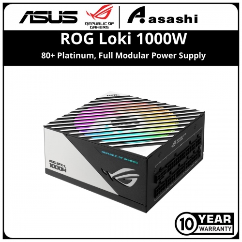 ASUS ROG Loki 1000W SFX-L 80+ Platinum, Fully Modular Power Supply (10 Years Warranty)