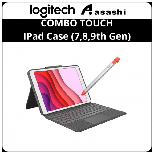 Logitech COMBO TOUCH for iPad (7th/8th/9th Gen)