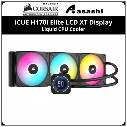 Corsair iCUE H170i Elite LCD XT Display Liquid CPU Cooler