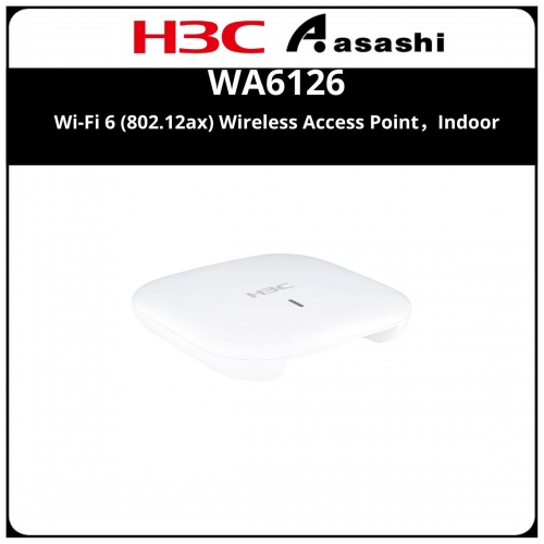 H3C WA6126 Wi-Fi 6 (802.12ax) Wireless Access Point，Indoor