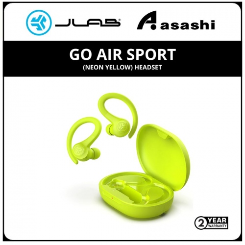 JLAB Go Air Sport (Neon Yellow) Earbuds