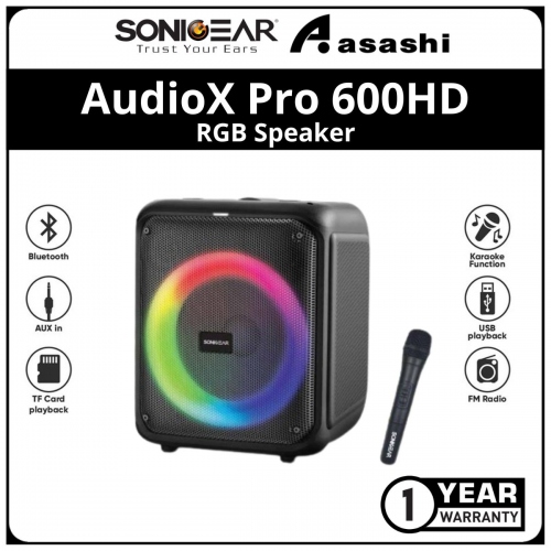 Sonic Gear AudioX Pro 600HD RGB Speaker