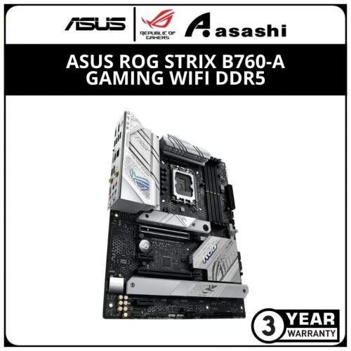 ASUS ROG STRIX B760-A GAMING WIFI DDR5 (LGA1700) ATX Motherboard