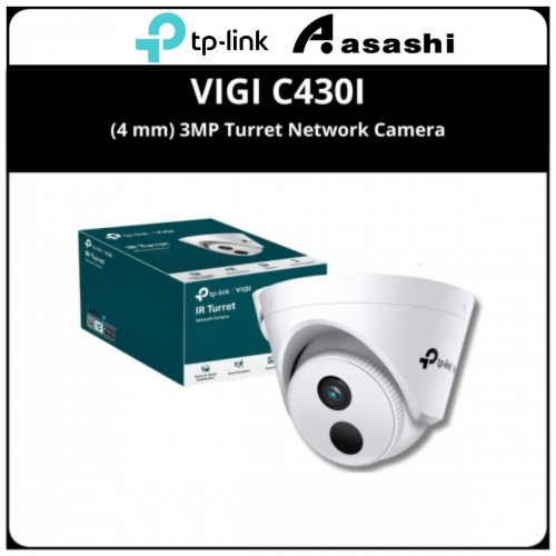 TP-Link VIGI C430I(4 mm) 3MP Turret Network Camera
