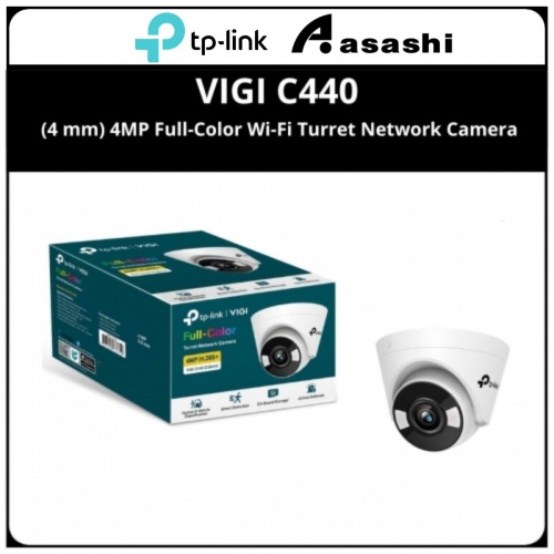 TP-Link VIGI C440 (4 mm) 4MP Full-Color Turet Network Camera