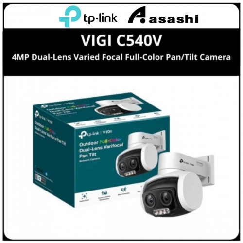 TP-Link VIGI C540V 4MP Dual-Lens Varied Focal Full-Color Pan/Tilt Camera